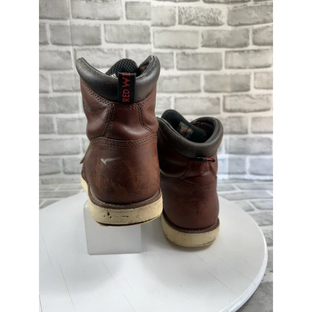 Red Wing Traction Tred Men's 6-inch Waterproof Soft Toe Work Boot Size 10 D